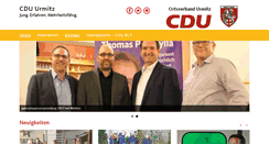 Desktop Screenshot of cdu-urmitz.de